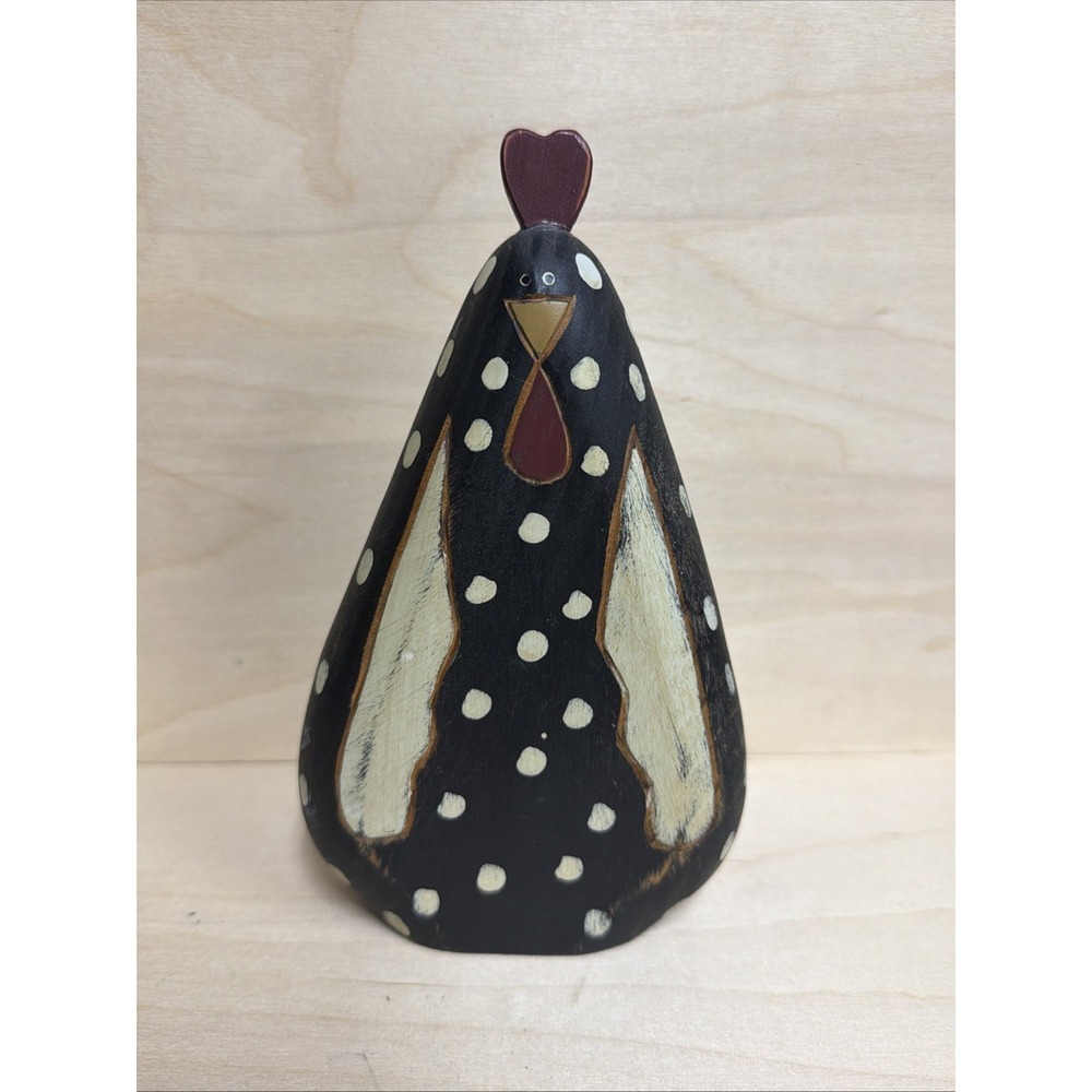 Tender Heart Treasures Ltd Folk Art Wooden Rooster 7"Hx4"W Kitchy Farmhouse